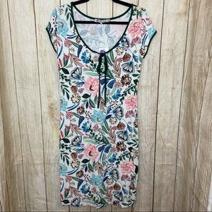 Queen Mum Maternity Floral Dress Sz M